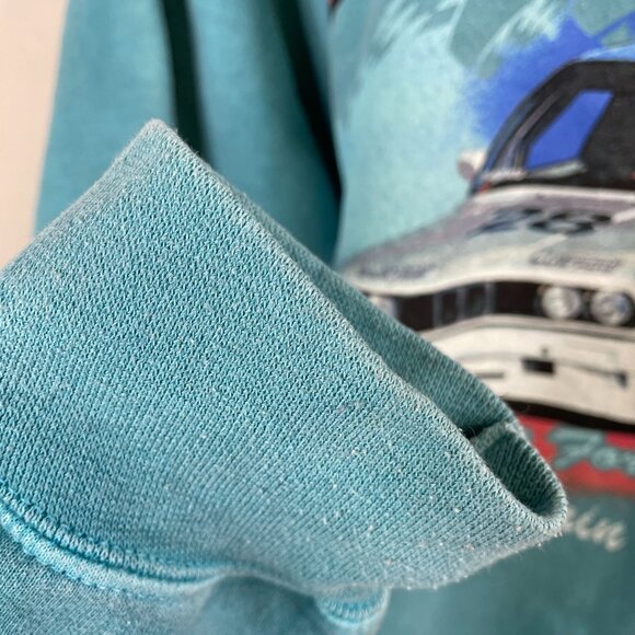 Pacsun Auto Racing Sweatshirt Top Unisex M Foreign Stock Car Graphic Fleece #28 - Picture 9 of 11